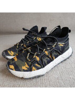 Under Armour Womens Sneakers 9 Black Green Camo Fat Tire NEW